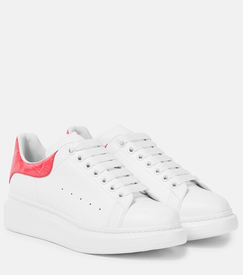 Alexander McQueen - Leather sneakers | Mytheresa