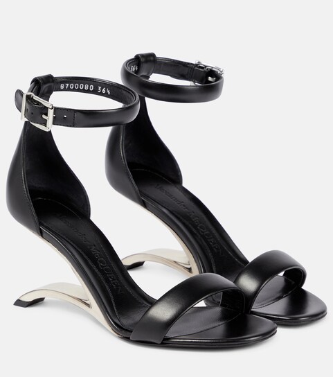 Alexander McQueen - Sandalias de piel | Mytheresa