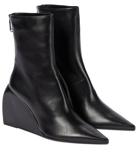 Dolls Wedge leather ankle boots | Mytheresa