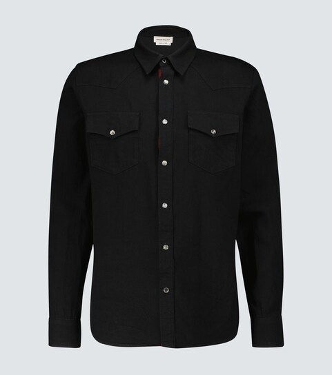 Alexander McQueen - Denim shirt | Mytheresa