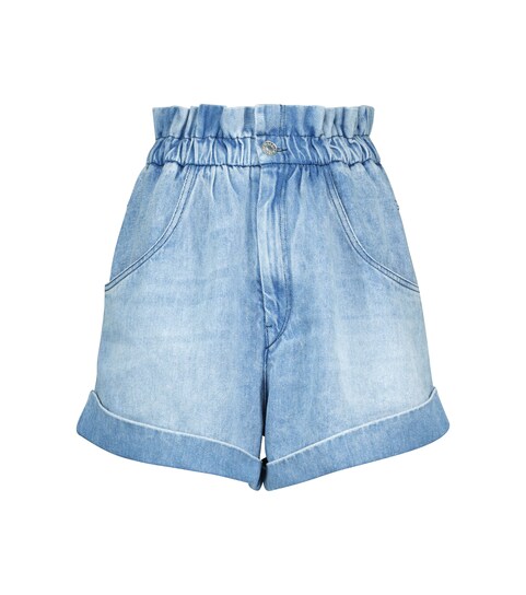 Itea denim paperbag shorts | Mytheresa
