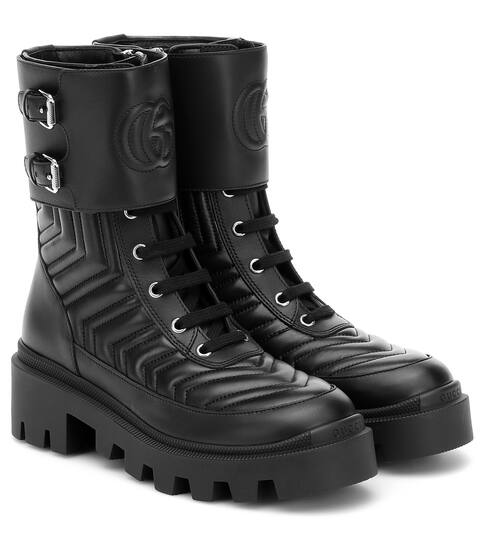 Frances gg matelassé platform combat boot Clearance
