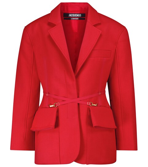 Jacquemus - La Veste Soco oversized wool blazer | Mytheresa