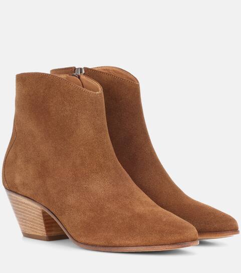 isabel marant dacken boots cognac