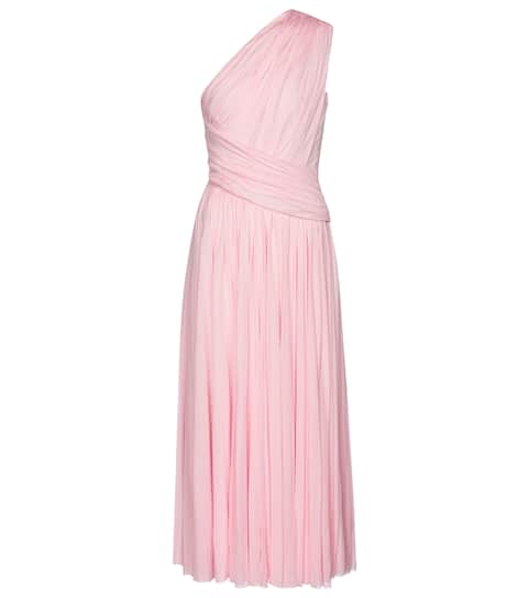 alexander mcqueen one shoulder dress
