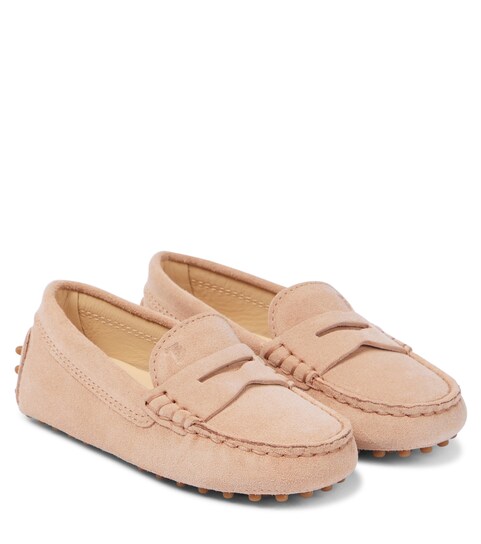 Tod's Junior - Mocassini Gommino in suede | Mytheresa