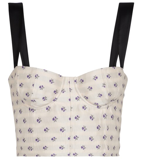 Brock Collection - Tia floral bustier 