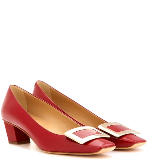 Belle Vivier patent leather pumps
