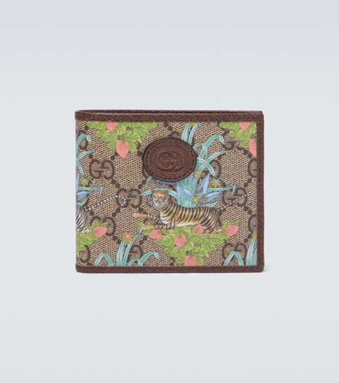 Gucci - Tiger-print GG Supreme wallet 