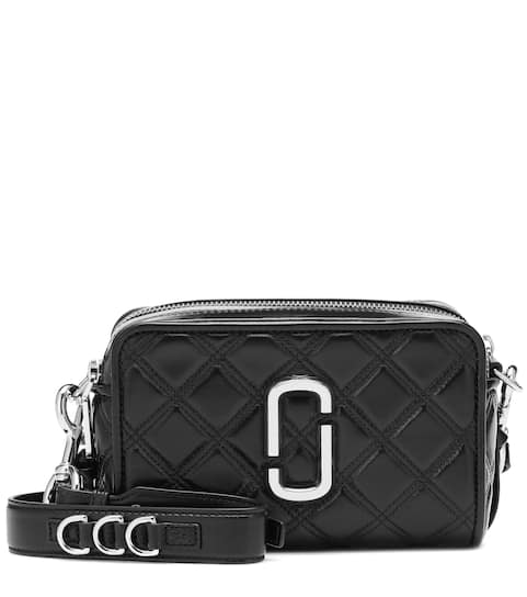 Marc Jacobs Softshot Soft shot 21 Camera Bag Crossbody Leather Authentic Black