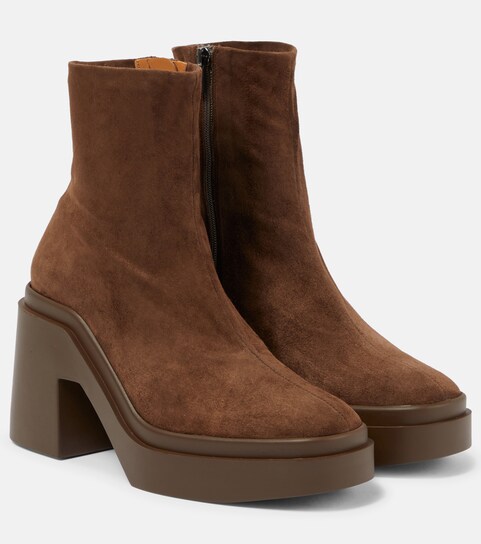Clergerie - Nina suede ankle boots 