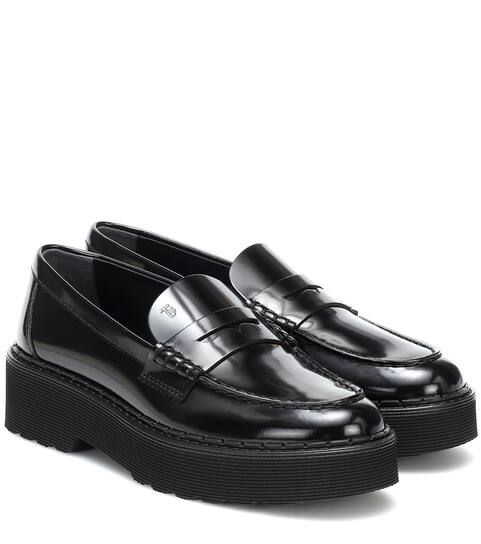 Mens platform loafers clearance