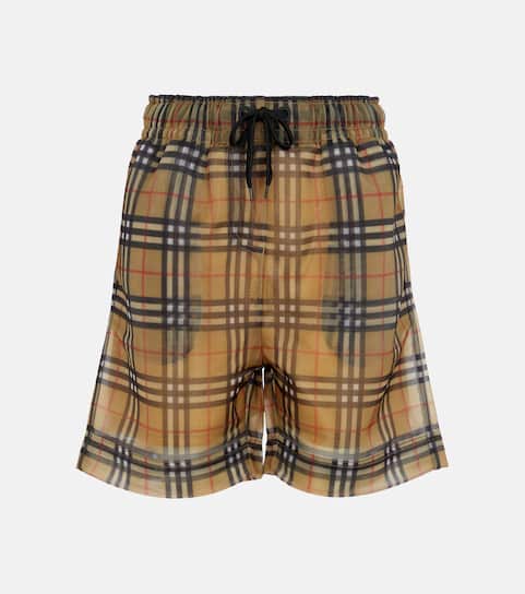 Vintage Check mesh shorts Vintage Check mesh shorts