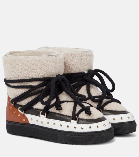 Inuikii - Shearling and leather boots 