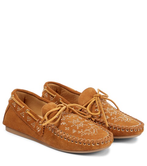 Isabel Marant - Mocasines Freen de ante con adornos | Mytheresa