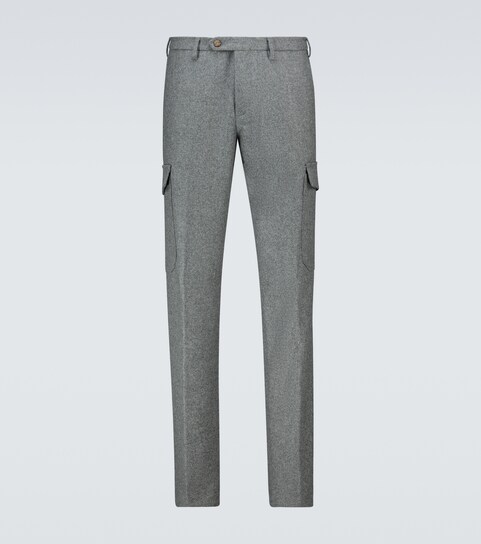 Flannel Cargo Pants - Thom Sweeney 