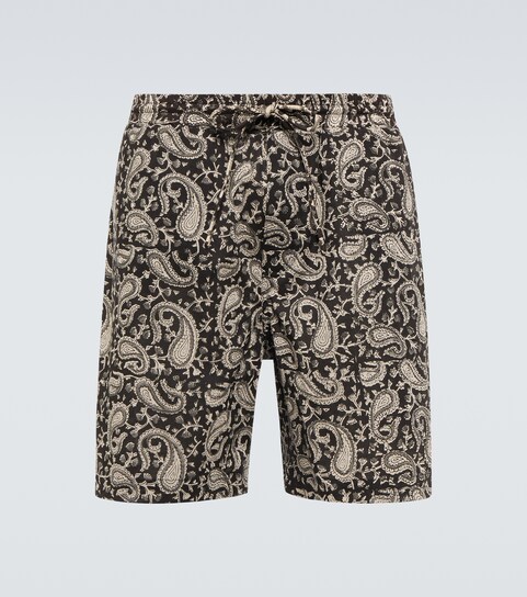 Nanushka - Cotton Paisley print shorts 