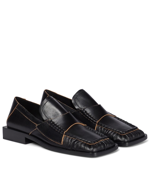 Acne Studios - Leather loafers | Mytheresa