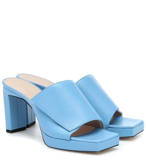 Isa Leather Plateau Sandals | Wandler Mytheresa Isa Leather Plateau Sandals | Wandler Mytheresa