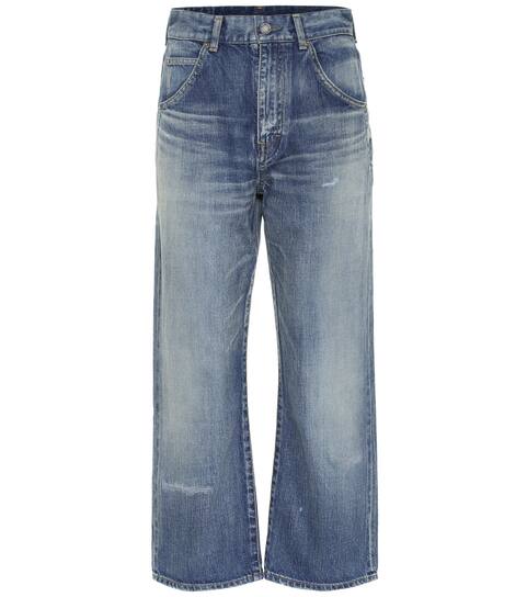 Saint laurent 70s cropped jeans clearance