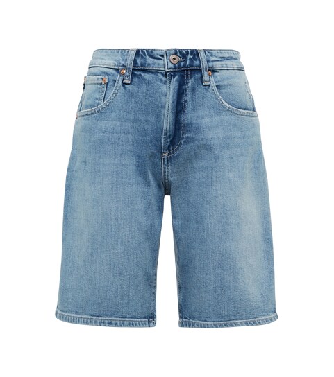 AG Jeans - High-rise denim Bermuda 