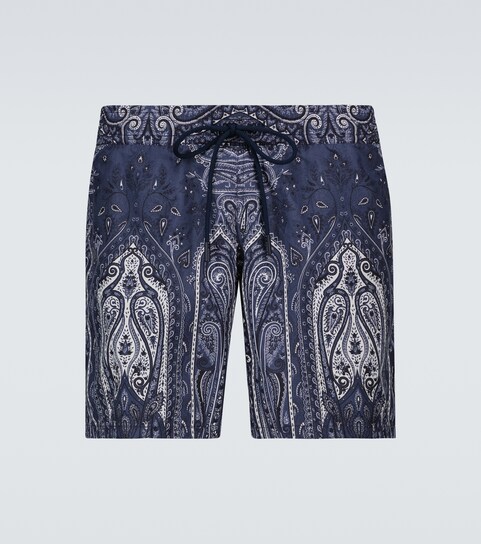 Etro - Paisley printed swim shorts 