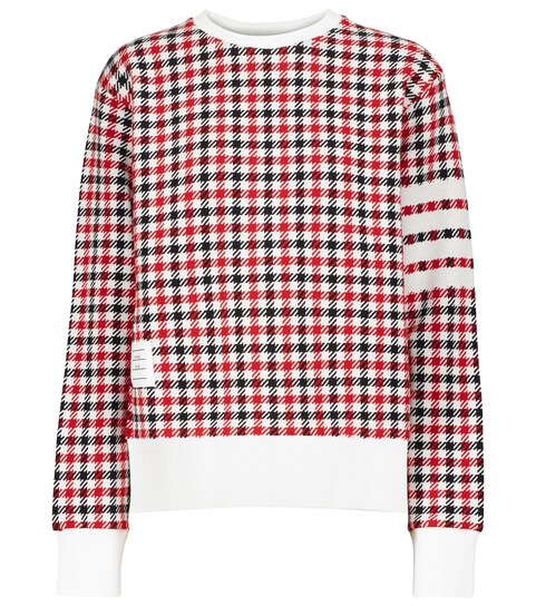 Thom Browne Checked cotton sweater