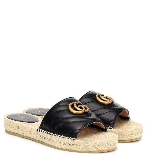 gucci espadrille slides