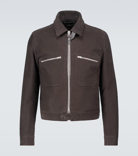 Tom Ford - Chaqueta de algodón con cremalleras | Mytheresa