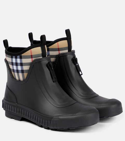 Burberry - Vintage Check rubber boots 