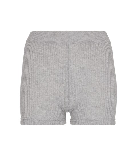 Thom Browne Ribbed-knit cashmere shorts