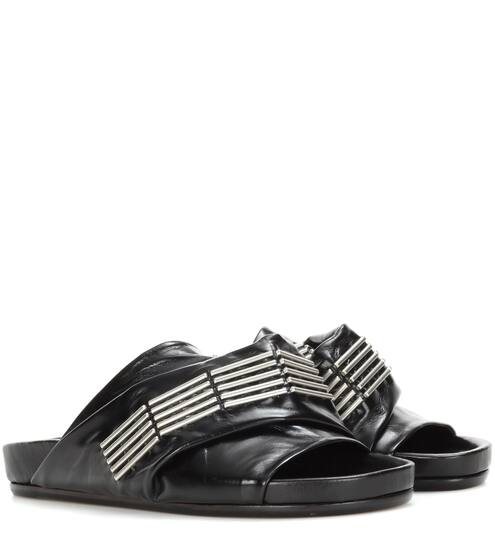 Rick Owens Leather sandals