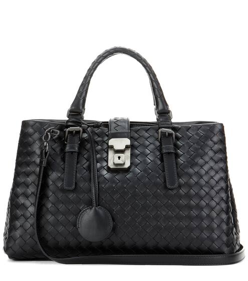 Bottega Veneta Roma Small intrecciato leather shoulder bag