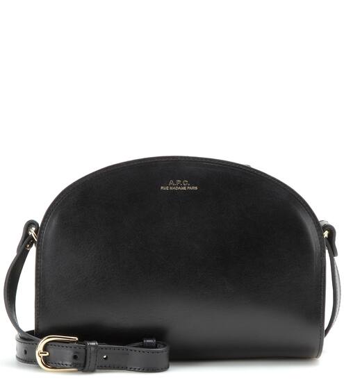 A.P.C. Demi-Lune leather shoulder bag