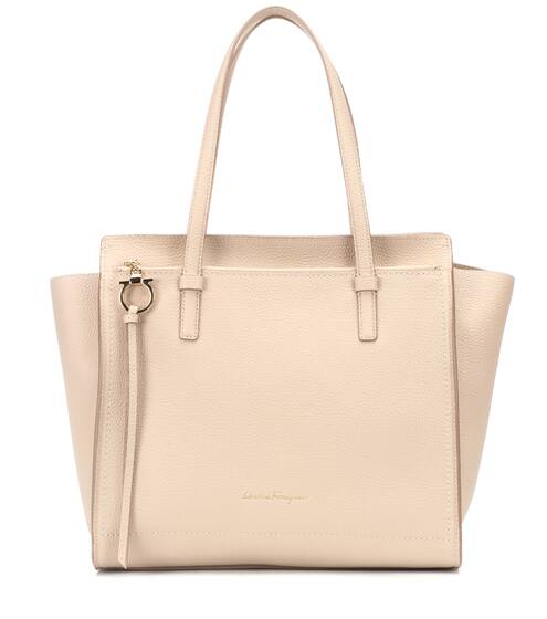 Salvatore Ferragamo Large Amy leather tote