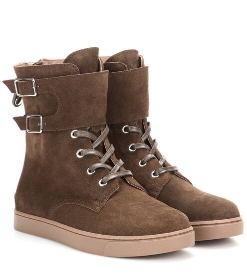 Gianvito Rossi Wayne suede ankle boots