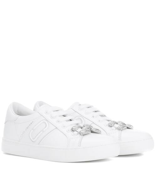 marc jacobs empire leather sneakers
