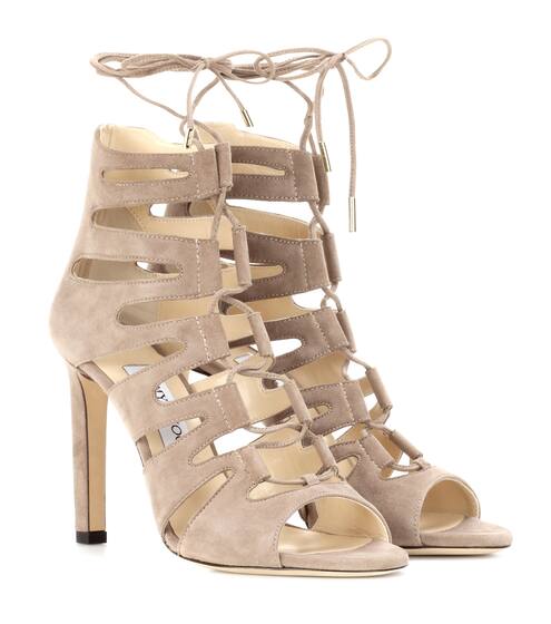 Jimmy Choo Hitch 100 suede sandals