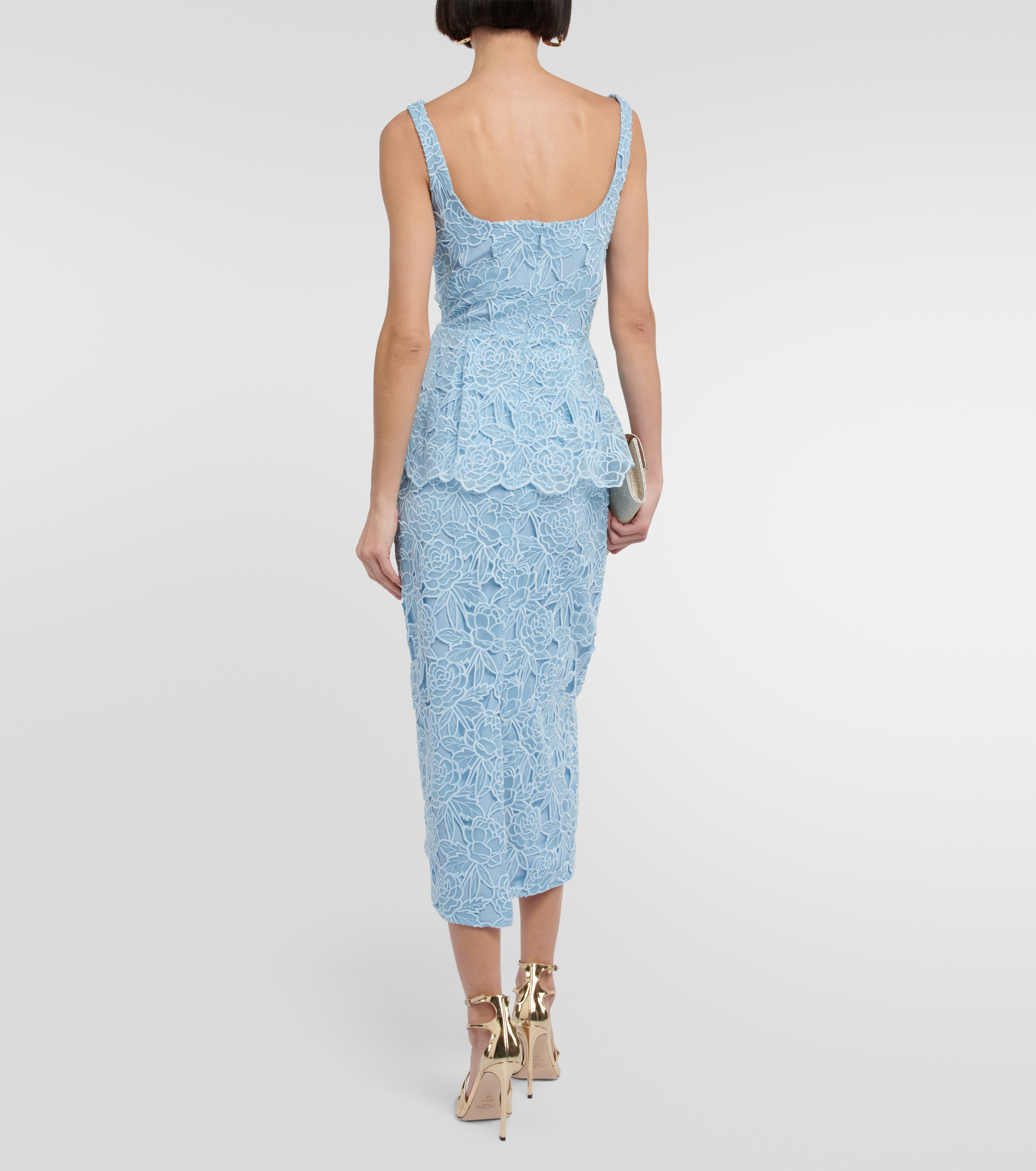 Maesa lace midi dress — Image 3