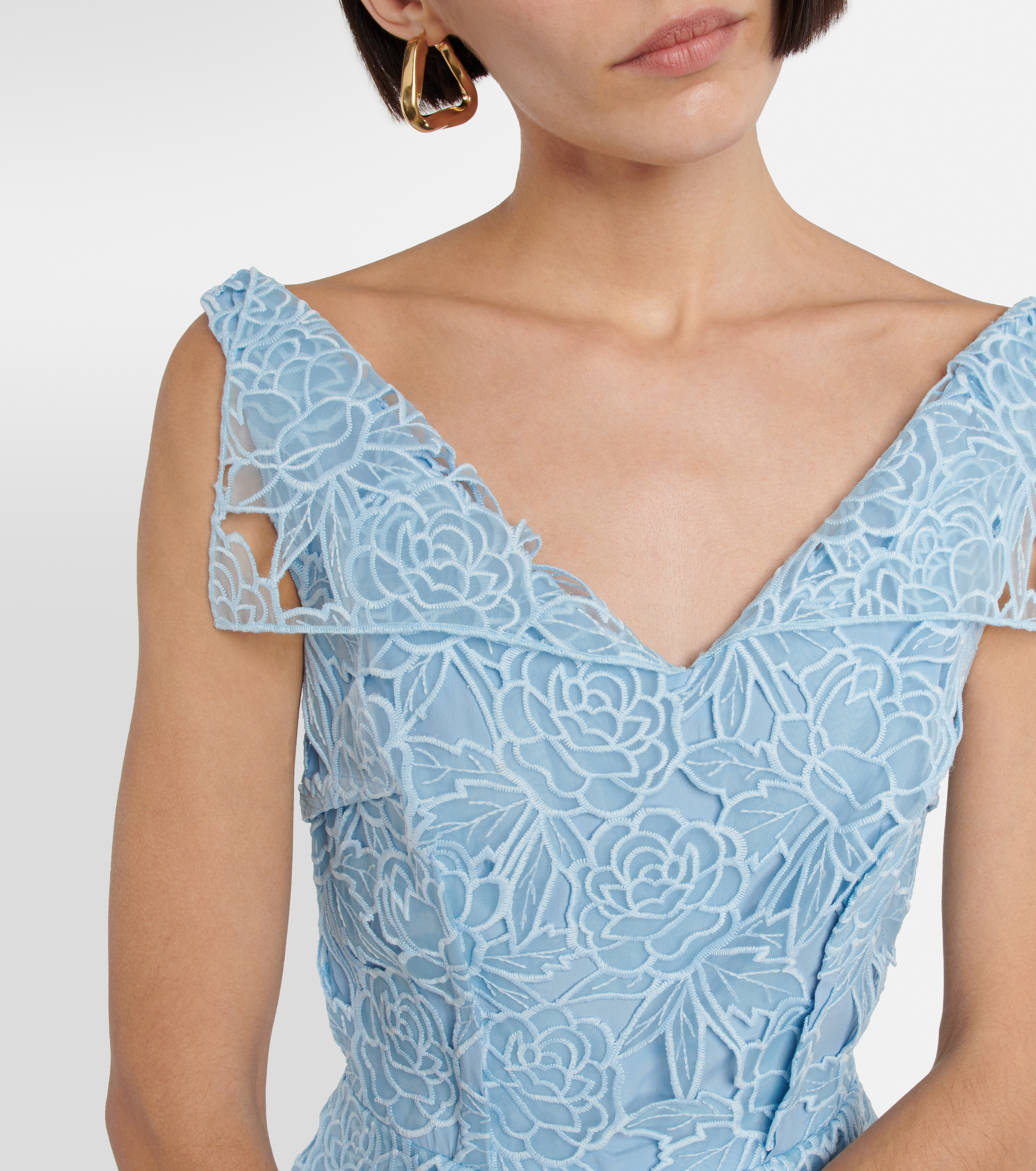 Maesa lace midi dress — Image 4