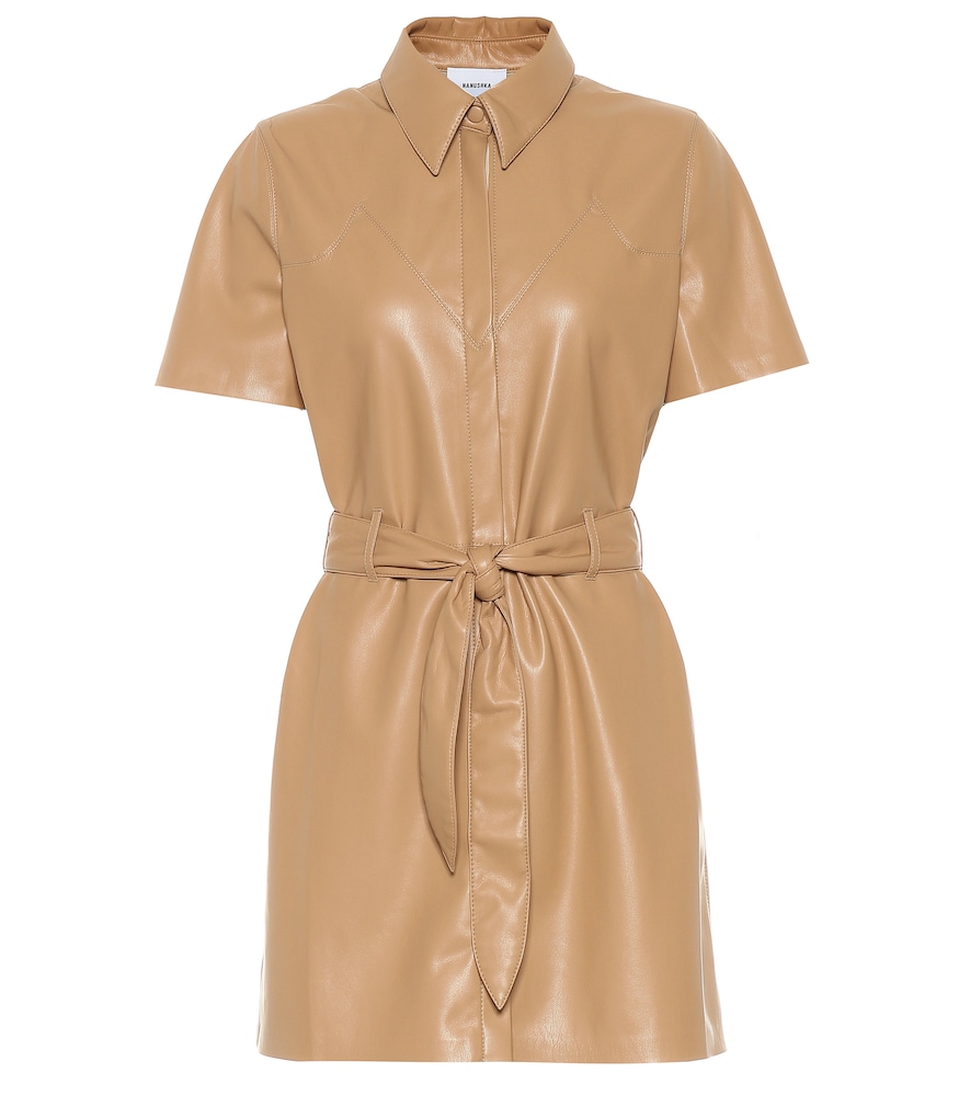 Nanushka Roberta Belted Vegan Leather 