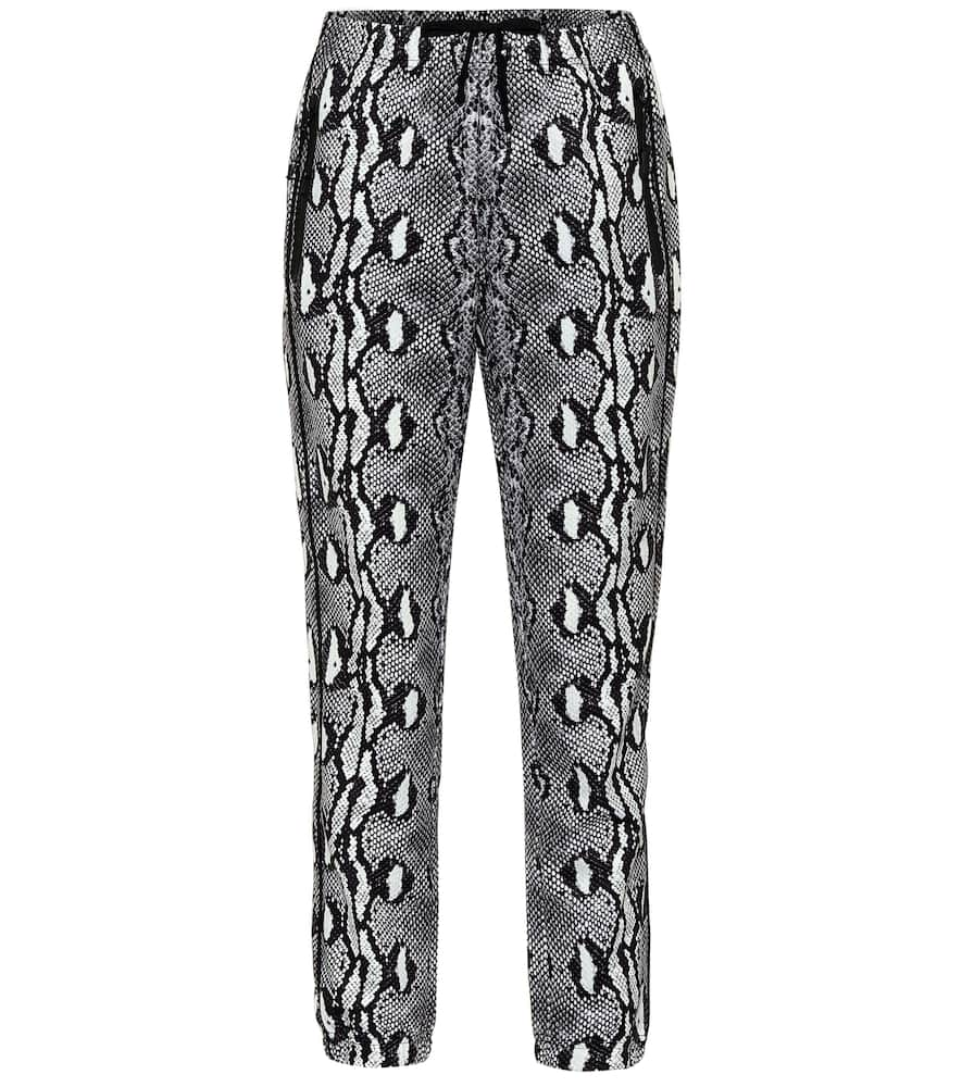 ADAM SELMAN SPORT SNAKE-PRINT LEGGINGS,P00448742