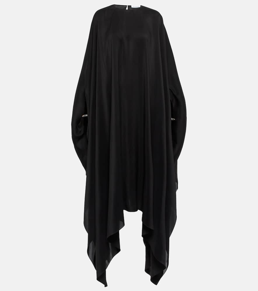 Alaïa Silk georgette kaftan midi dress