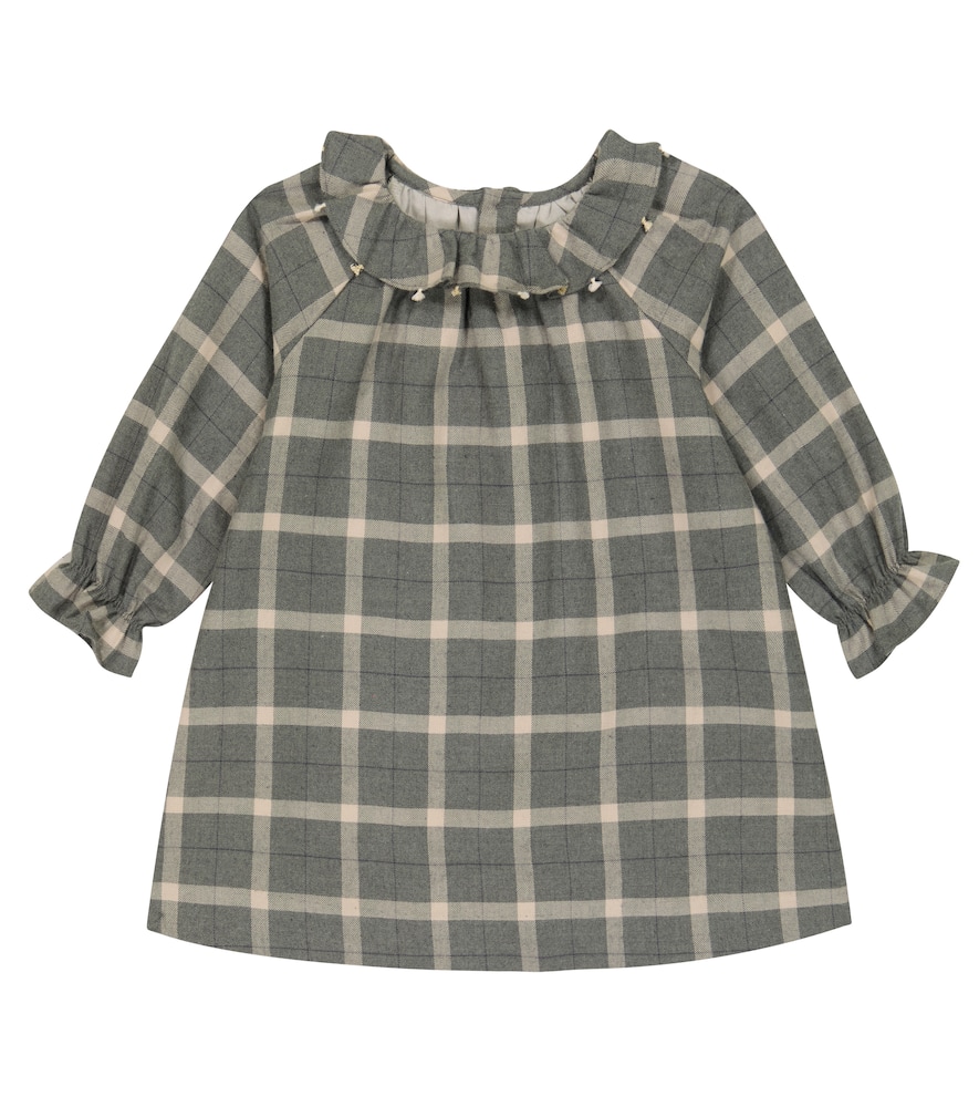 Bonpoint Baby Teale checked cotton dress