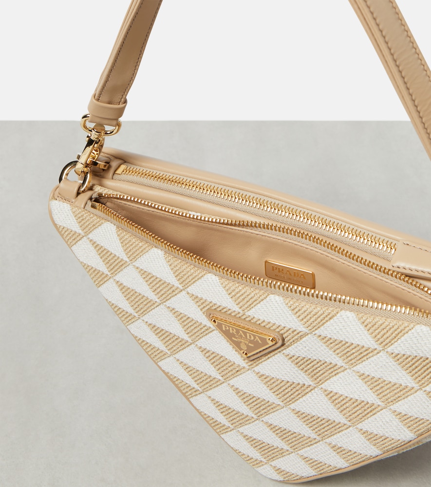 Prada Prada Clutch Prada Symbole Aus Leder 