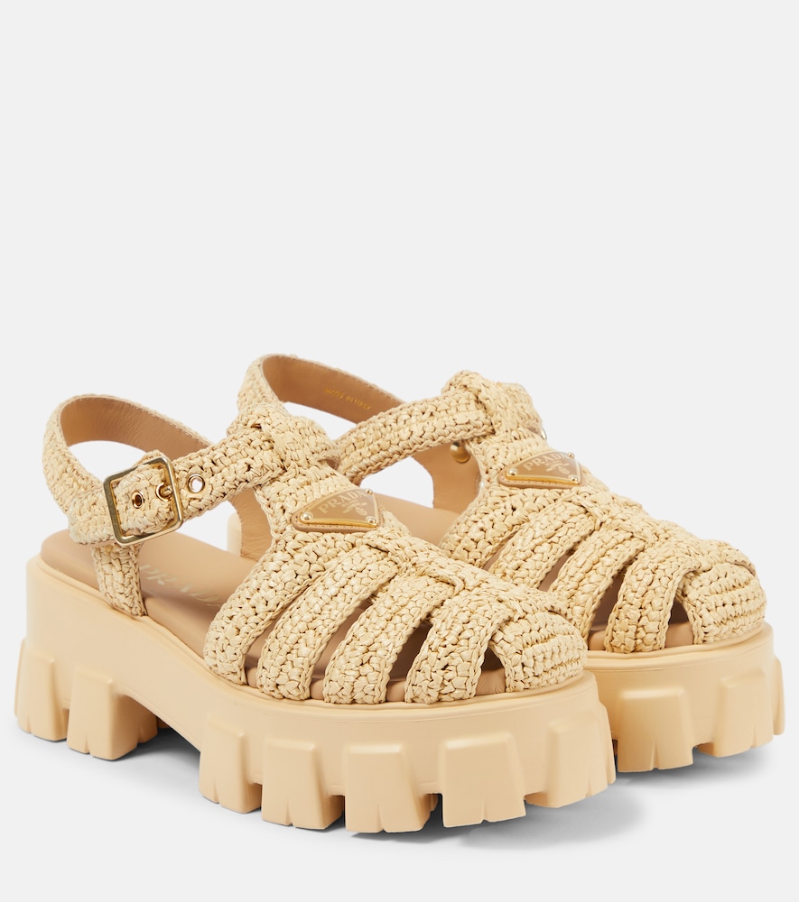 Prada Sandales Monolith 1250 €