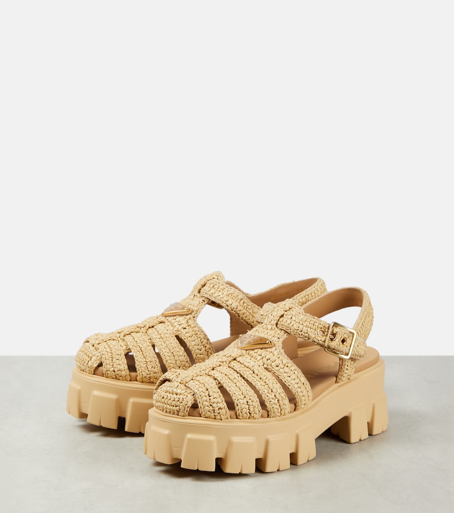  Prada Prada Plateausandalen Monolith 