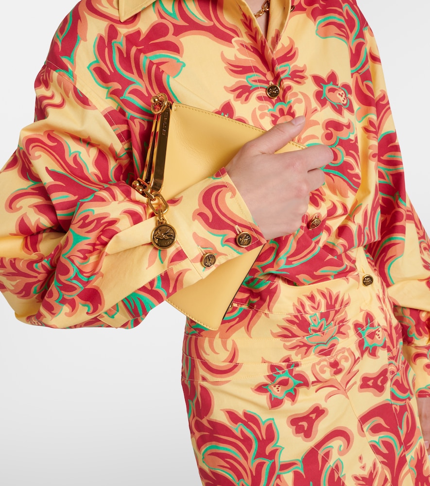  Etro Etro Bedrucktes Maxikleid Aus Baumwolle Und Seide 