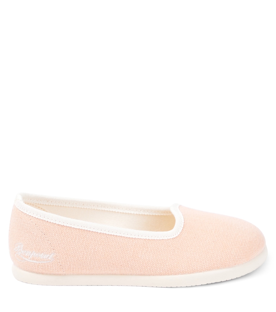  Bonpoint Bonpoint Floral Canvas Loafers 