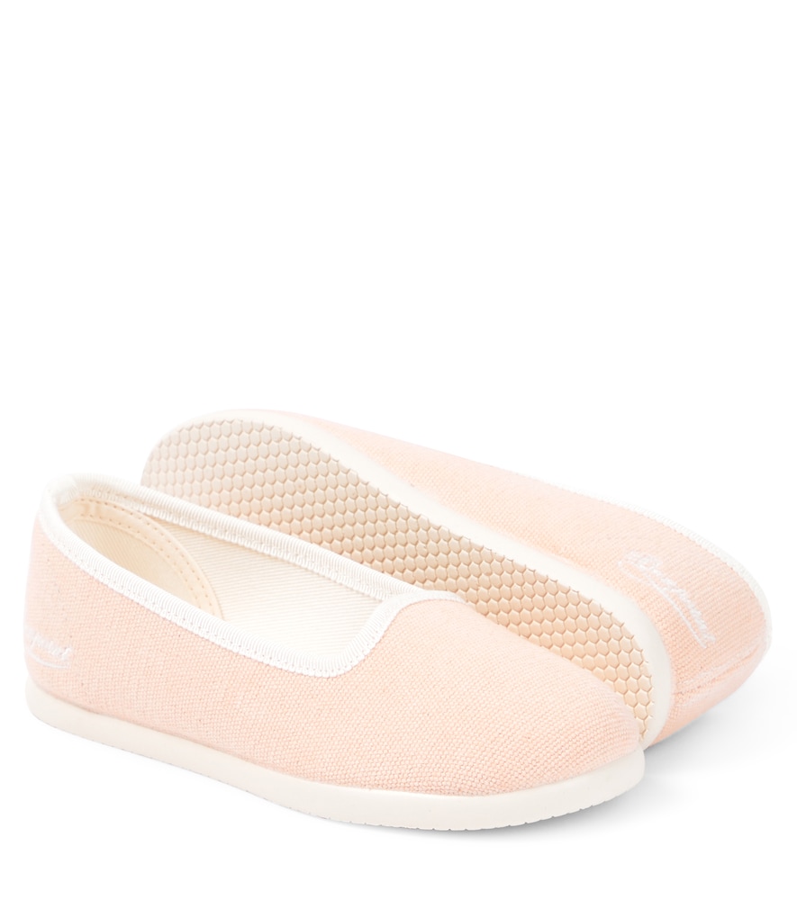 Bonpoint Bonpoint Floral Canvas Loafers 